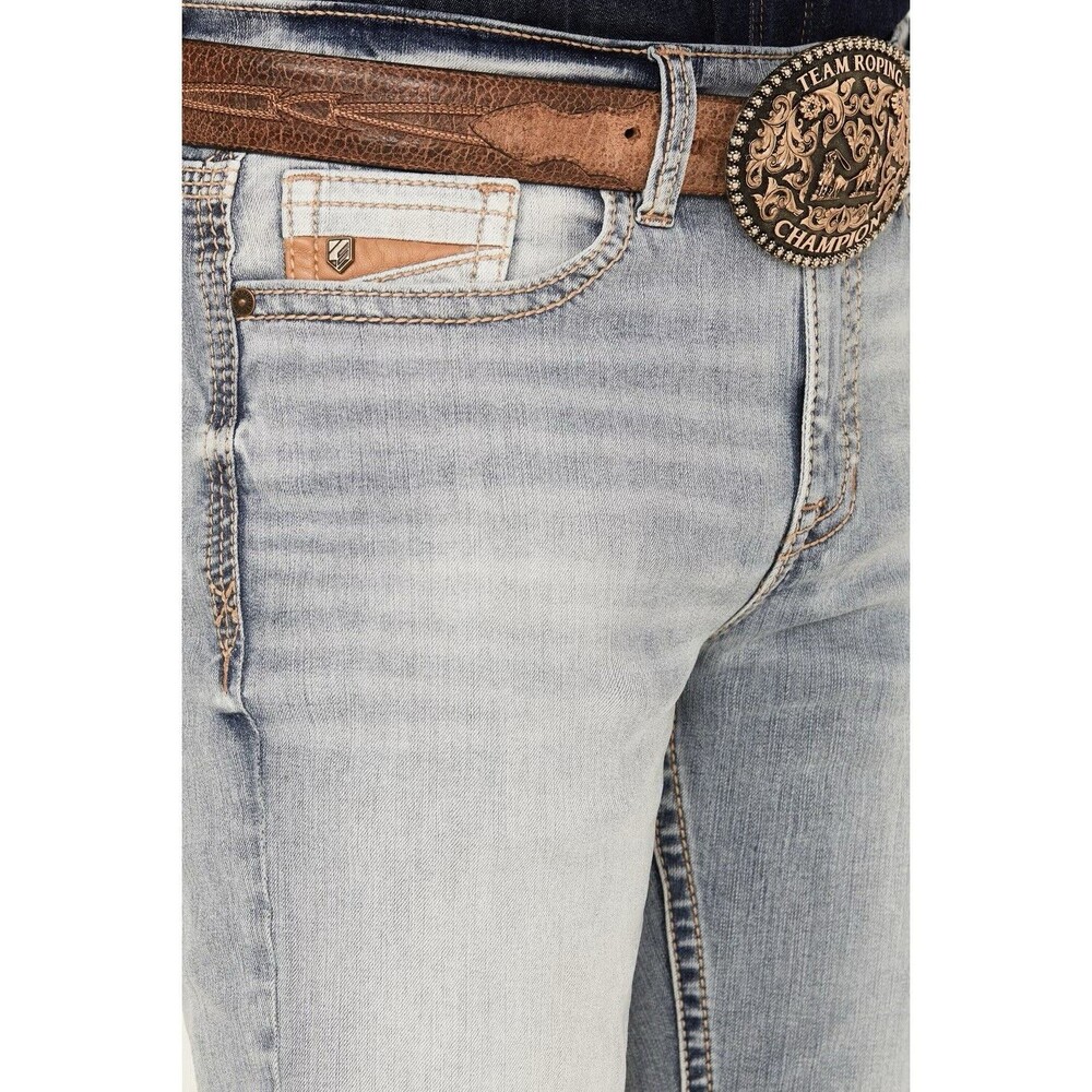 RANK 458 MEN'S RINGO SLIM STRAIGHT 32x32 PERFORMANCE STRETCH DENIM JEANS NWT - Picture 4 of 16